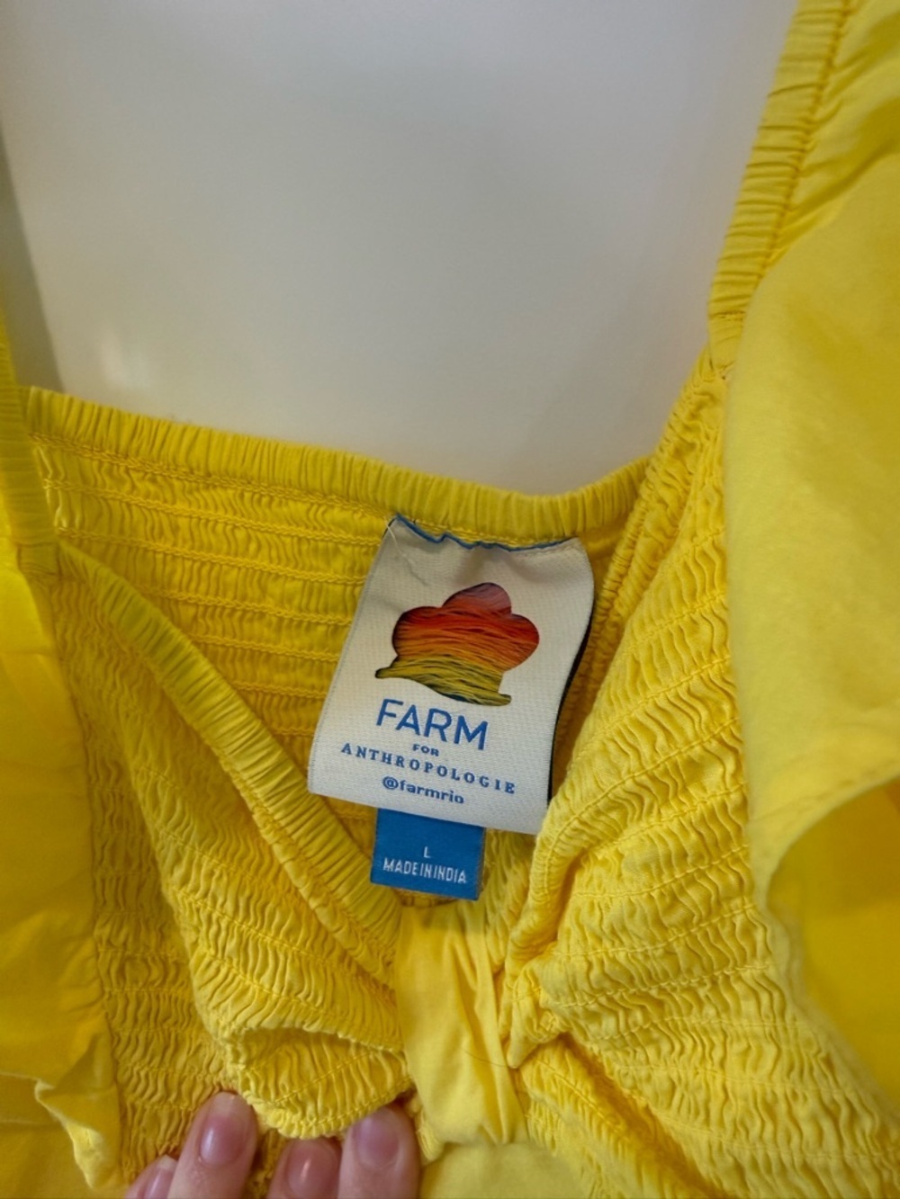 FARM Rio Yellow Dress - Picture 4 of 7